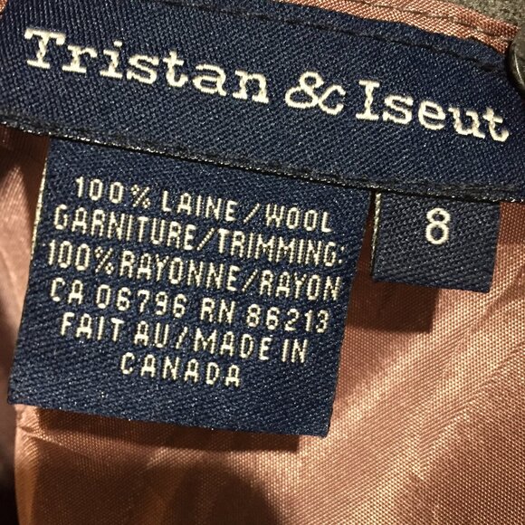 VINTAGE TRISTAN & ISEUT WOOL MAXI SKIRTS SIZE 8 - Picture 16 of 16